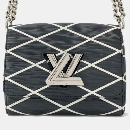 Louis Vuitton Black Epi Malletage Twist PM Shoulder Bag - Louis Vuitton - Modalova