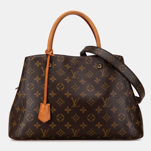 Louis Vuitton Brown Monogram Montaigne MM Bag - Louis Vuitton - Modalova