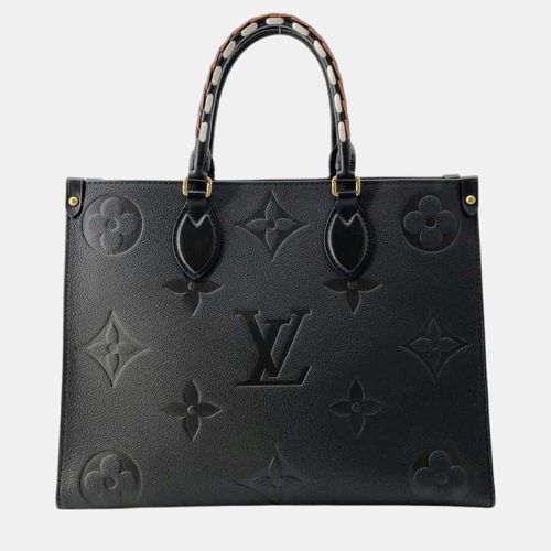 Louis Vuitton Black Monogram Empreinte On the Go MM Tote Bag - Louis Vuitton - Modalova