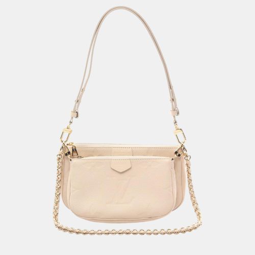 Ivory Leather Multi Pochette Monogram Empreinte Creme Bag - Louis Vuitton - Modalova