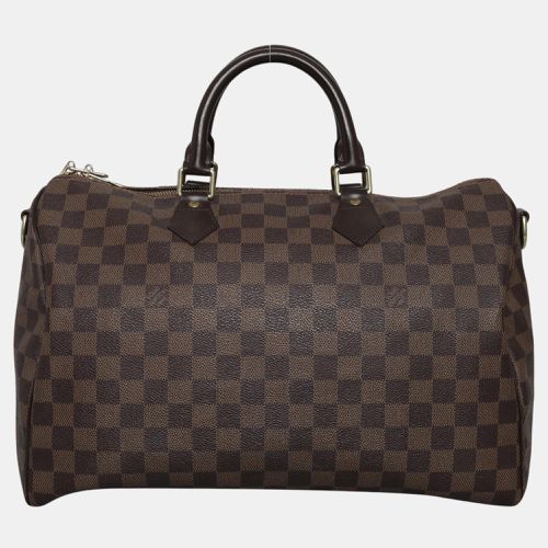 Damier Ebene Canvas Speedy Bandouliere 35 Bag - Louis Vuitton - Modalova