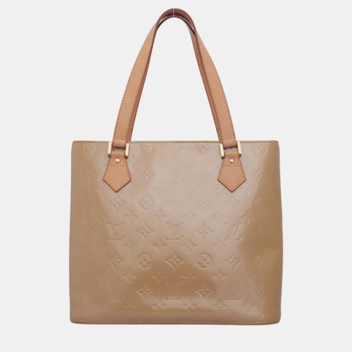 Louis Vuitton Beige Gold Monogram Vernis Leather Houston Tote Bag - Louis Vuitton - Modalova