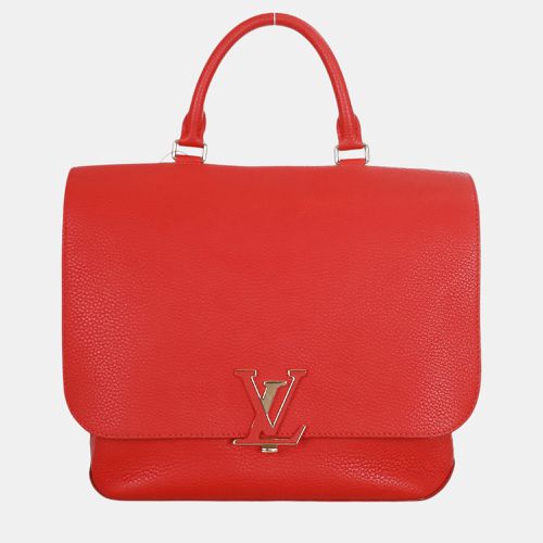 Louis Vuitton Red Leather Taurillon Volta Top Handle Bag - Louis Vuitton - Modalova