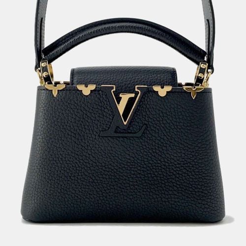 Louis Vuitton Black Taurillon Leather Capucines Size MINI - Louis Vuitton - Modalova