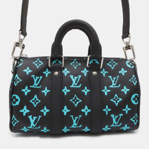 Louis Vuitton Keepall Noir/Blue Monogram Playground Size 25 - Louis Vuitton - Modalova