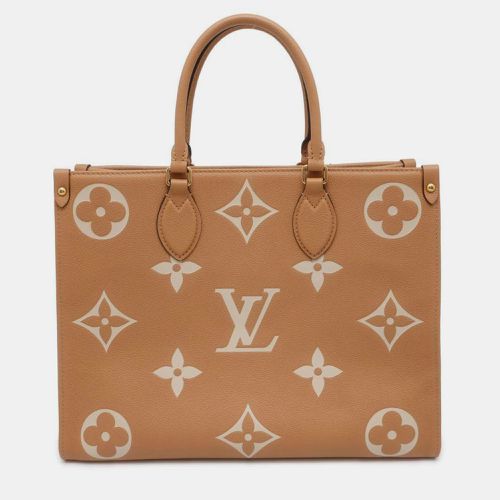 Louis Vuitton Onthego Arizona/Beige Monogram Empreinte Leather Size MM - Louis Vuitton - Modalova