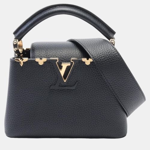 Louis Vuitton Black Taurillon Leather Capucines Mini Handbag - Louis Vuitton - Modalova