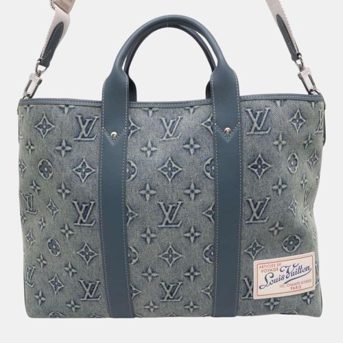 Monogram Washed Denim Nm Tote Bag - Louis Vuitton - Modalova