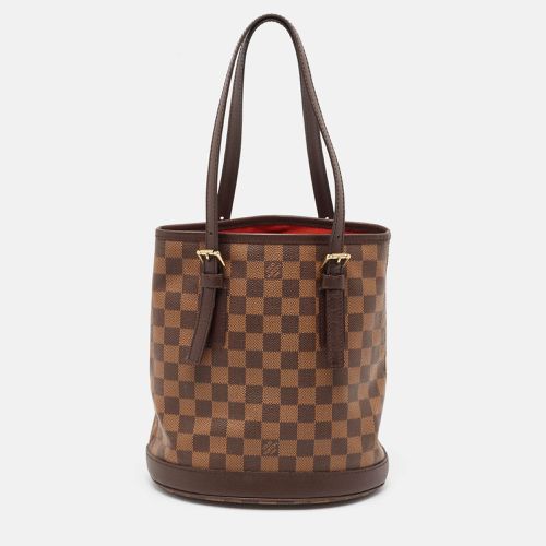 Louis Vuitton Damier Ebene Canvas Marais Bucket Bag - Louis Vuitton - Modalova