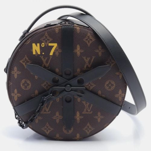 Louis Vuitton Brown Black Wheel Box Coated Canvas Leather Monogram Shoulder Bag - Louis Vuitton - Modalova