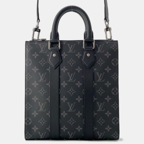 Louis Vuitton Monogram Eclipse Sac Plat Black Tote Bag - Louis Vuitton - Modalova