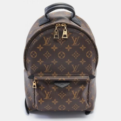 Louis Vuitton Palm Springs Pm Monogram Coated Canvas Leather Brown Black Rucksack Backpack - Louis Vuitton - Modalova