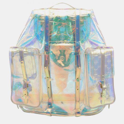 Louis Vuitton Christopher Gm Monogram Prism Coated Canvas Leather Clear Multicolor Rucksack Backpack - Louis Vuitton - Modalova