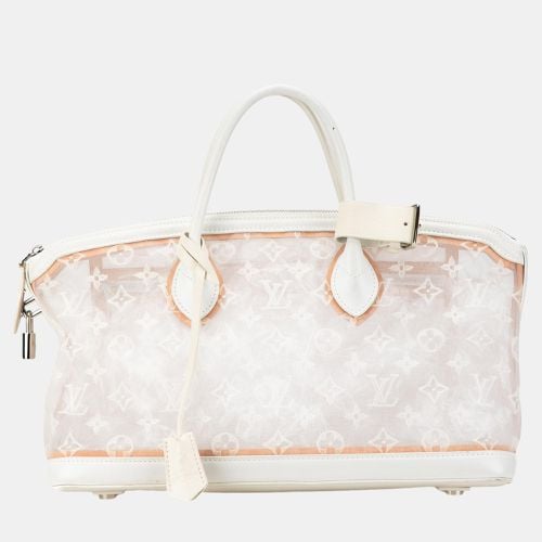 Louis Vuitton White Monogram Transparence Lockit East-West - Louis Vuitton - Modalova