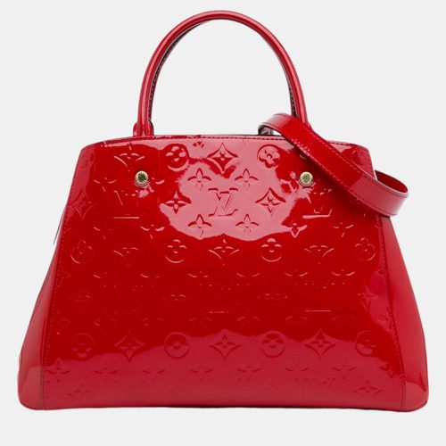 Louis Vuitton Red Monogram Vernis Montaigne MM - Louis Vuitton - Modalova