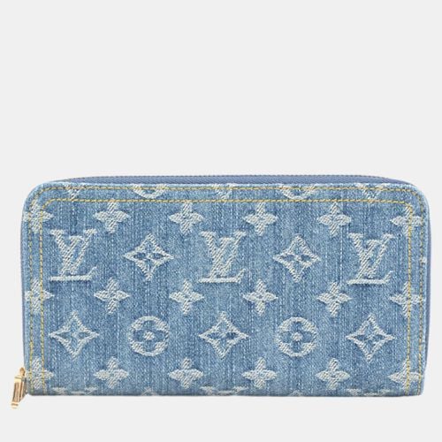 Monogram Denim LV Remix Zippy Wallet M82958 Cotton - Louis Vuitton - Modalova