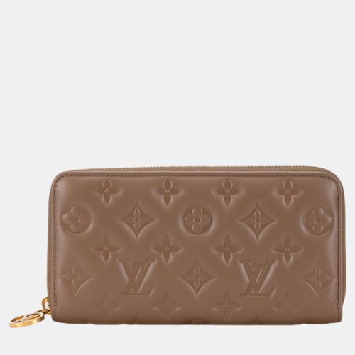 Louis Vuitton Beige Leather Monogram Zippy Wallet - Louis Vuitton - Modalova