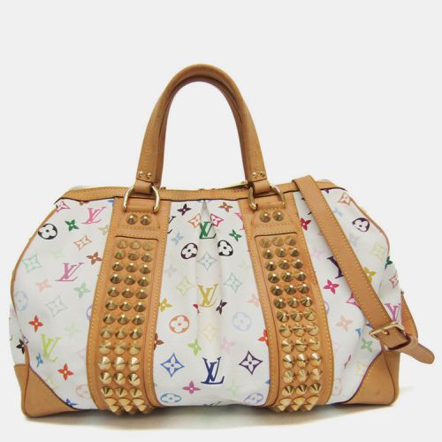 Louis Vuitton x Takashi Murakami Multicolor Coated Canvas Monogram Courtney MM Satchel Bag - Louis Vuitton - Modalova