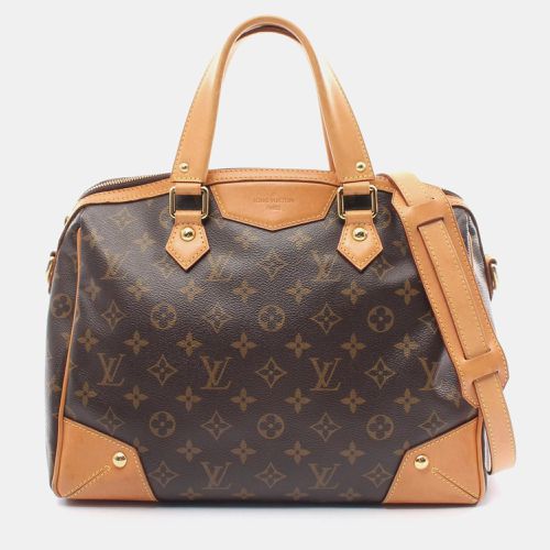 Louis Vuitton Brown Coated Canvas Monogram Retiro PM Satchel Bag - Louis Vuitton - Modalova