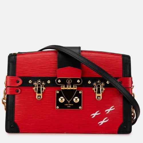 Louis Vuitton Red/Black Epi Leather Trunk Clutch - Louis Vuitton - Modalova