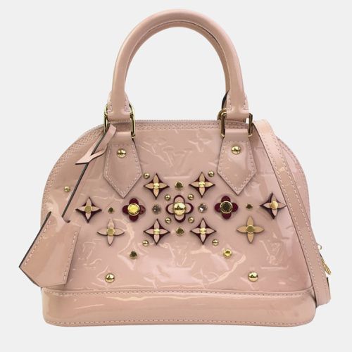 Louis Vuitton Pink Monogram Vernis Flower Alma BB Satchel Bag - Louis Vuitton - Modalova