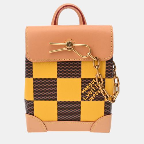 Louis Vuitton Yellow Canvas Damier Pop Nano Steamer Handbag - Louis Vuitton - Modalova