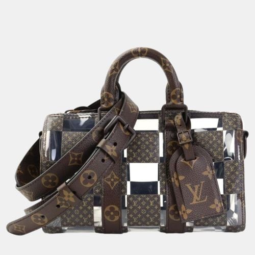 Louis Vuitton Brown Canvas Monogram Chess Keepall Bandouliere 25 Handbag - Louis Vuitton - Modalova