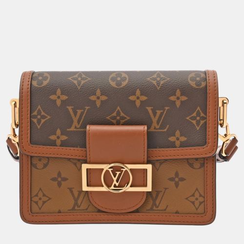 Louis Vuitton Brown Canvas Monogram Reverse Dauphine mini Shoulder Bag - Louis Vuitton - Modalova