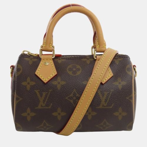 Louis Vuitton Monogram Canvas Nano Speedy Tote Bag - Louis Vuitton - Modalova