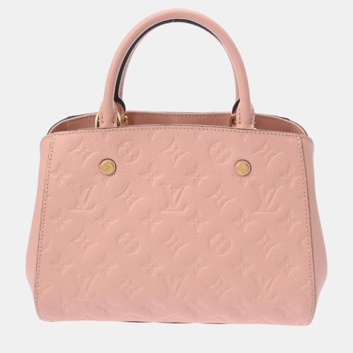 Louis Vuitton Rose Poudre Leather Monogram Empreinte Montaigne BB Handbag - Louis Vuitton - Modalova