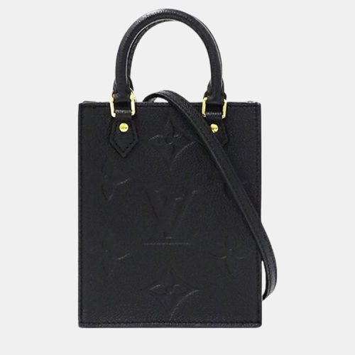 Louis Vuitton Petite Sac Plat Noir Black Monogram Empreinte Handbag - Louis Vuitton - Modalova