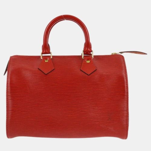 Louis Vuitton Red Epi Speedy 25 Handbag - Louis Vuitton - Modalova