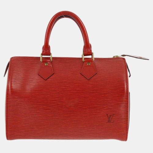 Louis Vuitton Red Epi Speedy 25 Handbag - Louis Vuitton - Modalova