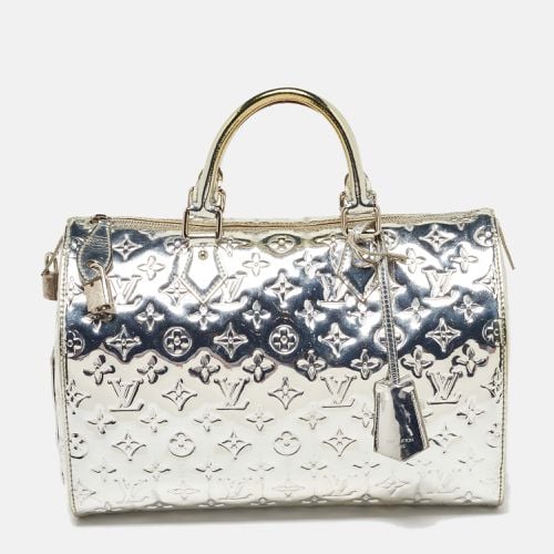 Louis Vuitton Silver Monogram Limited Edition Miroir Speedy 35 Bag - Louis Vuitton - Modalova