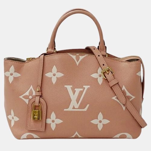 Louis Vuitton Rose Trianon Creme Pink Bicolor Monogram Empreinte Petit Palais PM Handbag - Louis Vuitton - Modalova