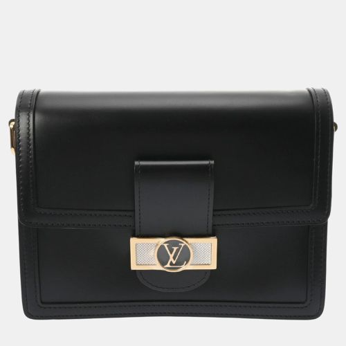 Louis Vuitton Black Leather Dauphine MM Chain Shoulder Bag - Louis Vuitton - Modalova