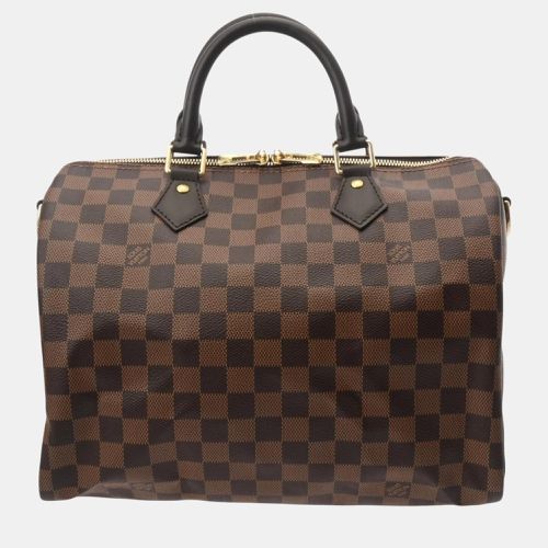 Louis Vuitton Ebene Canvas Damier Speedy Bandouliere 30 Handbag - Louis Vuitton - Modalova