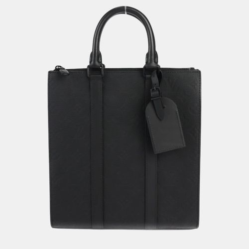 Louis Vuitton Black Taurillon Leather Sac Plat Cross Monogram Tote Bag - Louis Vuitton - Modalova