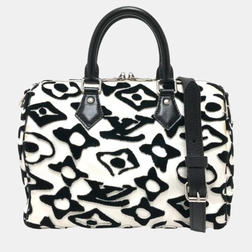 Louis Vuitton White X Black Tufted Monogram Canvas Mini Crossbody Duffle Bag - Louis Vuitton - Modalova