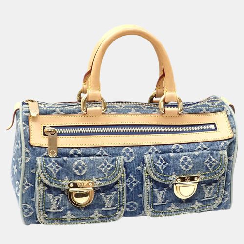 Louis Vuitton Blue Boston Monogram Denim Neo Speedy Handbag - Louis Vuitton - Modalova