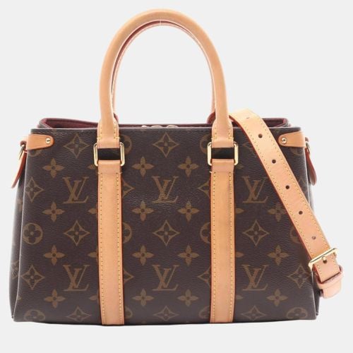 Louis Vuitton Coated Canvas Leather Brown Soufflot Bb Monogram Handbag - Louis Vuitton - Modalova