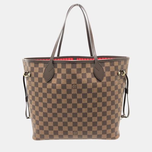 Louis Vuitton Ebene Brown Damier Canvas Neverfull Mm Tote Bag - Louis Vuitton - Modalova