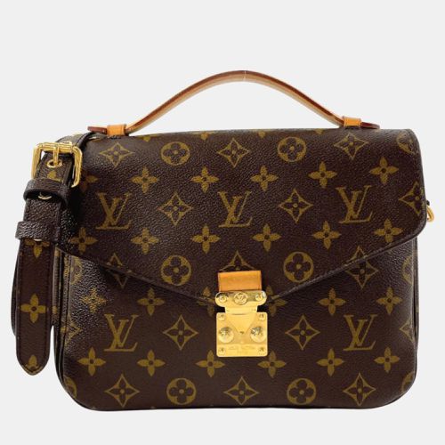 Louis Vuitton Monogram Canvas Brown Pochette Metis Mm Handbag - Louis Vuitton - Modalova