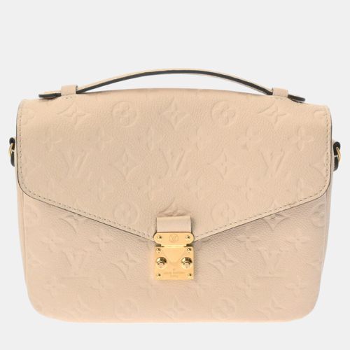 Louis Vuitton Creme Monogram Empreinte Pochette Metis Mm Bag - Louis Vuitton - Modalova