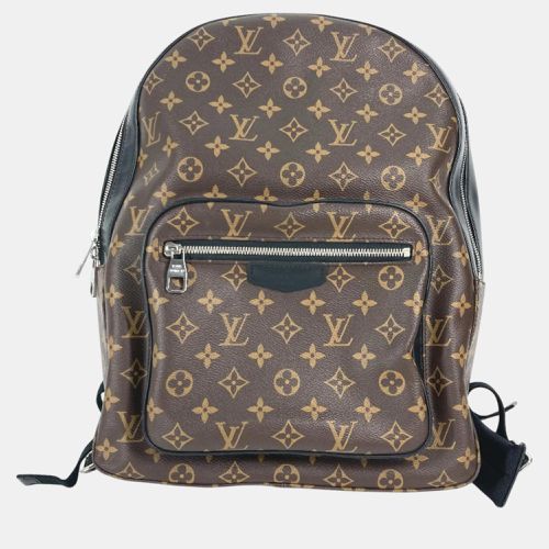 Louis Vuitton Brown Black Monogram-Macassar Backpack - Louis Vuitton - Modalova