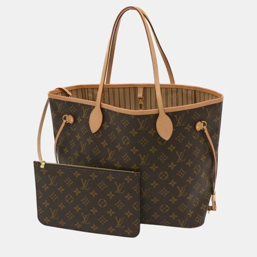 Louis Vuitton Beige Monogram Neverfull Mm Tote Bag - Louis Vuitton - Modalova