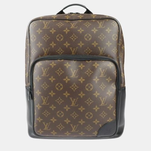 Louis Vuitton Leather Brown Black Dean Monogram Macassar Backpack - Louis Vuitton - Modalova