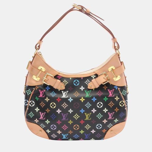 Louis Vuitton Coated Canvas Leather Black Greta Monogram Multicolor Noir Shoulder Bag - Louis Vuitton - Modalova