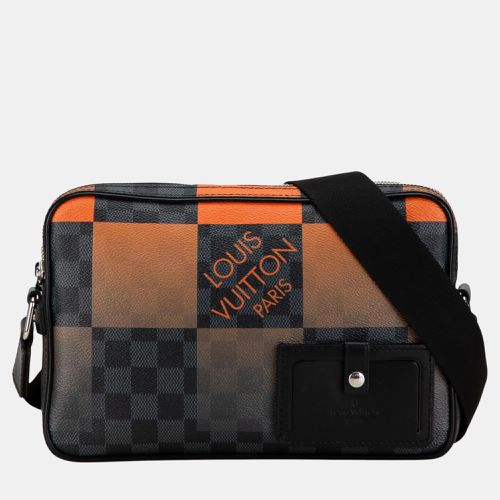 Louis Vuitton Black/Orange Damier Graphite Giant Alpha Messenger Bag - Louis Vuitton - Modalova