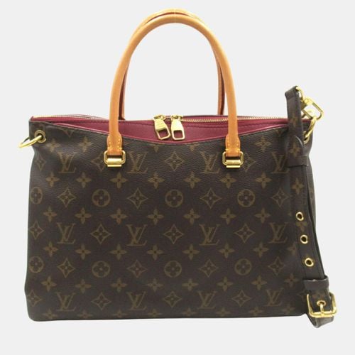 Louis Vuitton Coated Canvas Monogram Brown Pallas Bag - Louis Vuitton - Modalova